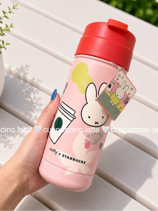 Starbucks Accessories - ✨NWT✨Starbucks x Miffy 2026 Limited Edition Pink Bunny Graphic SS Bottle Tumbler